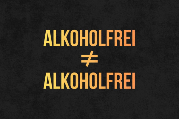 alkoholfrei ≠ alkoholfrei